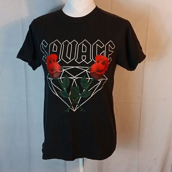 Mishi "Savage" Rose Tee - Picture 1 of 5